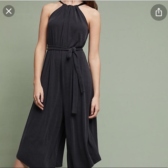 Anthropologie HD Paris Jacenta wide leg jumpsuit - Picture 2 of 7